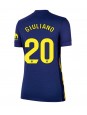 Atletico Madrid Giuliano Simeone #20 Replika Borta Kläder Dam 2025-26 Kortärmad